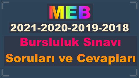 meb bursu 2019 2020